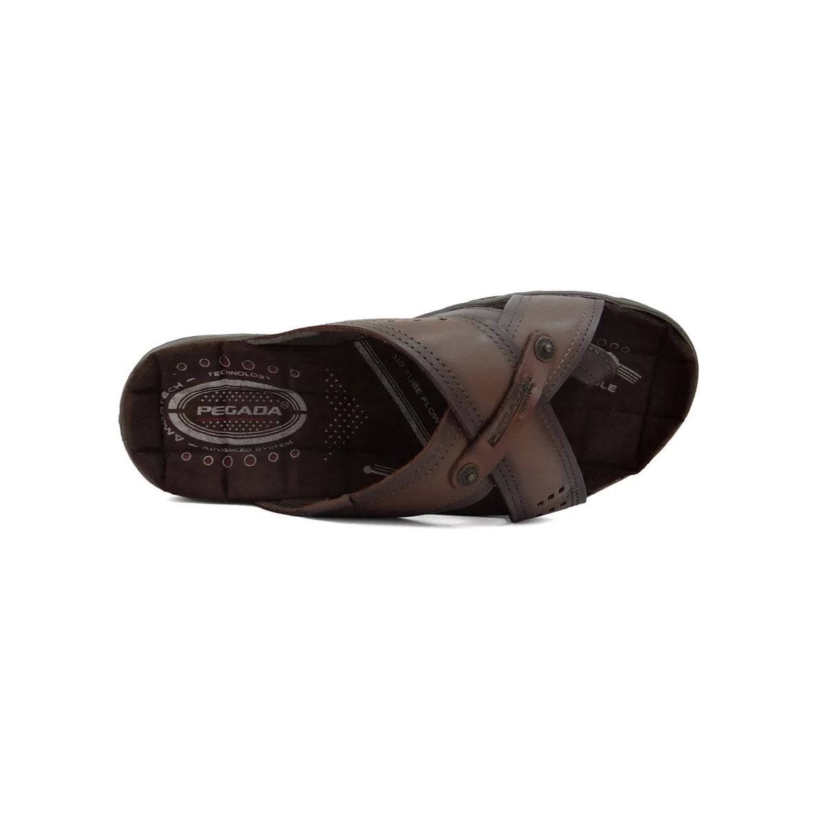 Chinelo Pegada Masculino de Couro 131655 Pinhao Chinelo Pegada Masculino de Couro 131655 Pinhao