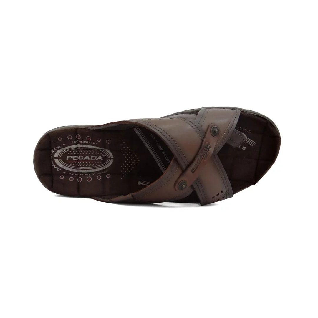 Chinelo Pegada Masculino de Couro 131655 Pinhao