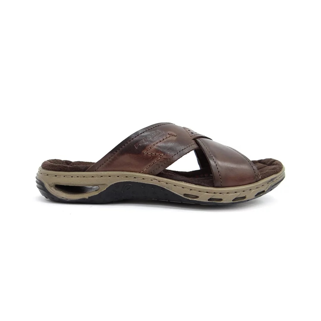 Chinelo Pegada Masculino de Couro 131661 Pinhao