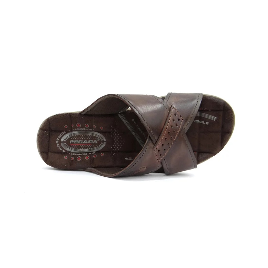Chinelo Pegada Masculino de Couro 131661 Pinhao