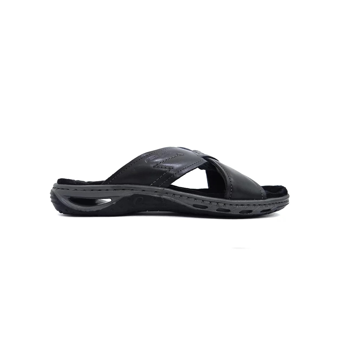 Chinelo Pegada Masculino de Couro 131661 Preto Chinelo Pegada Masculino de Couro 131661 Preto