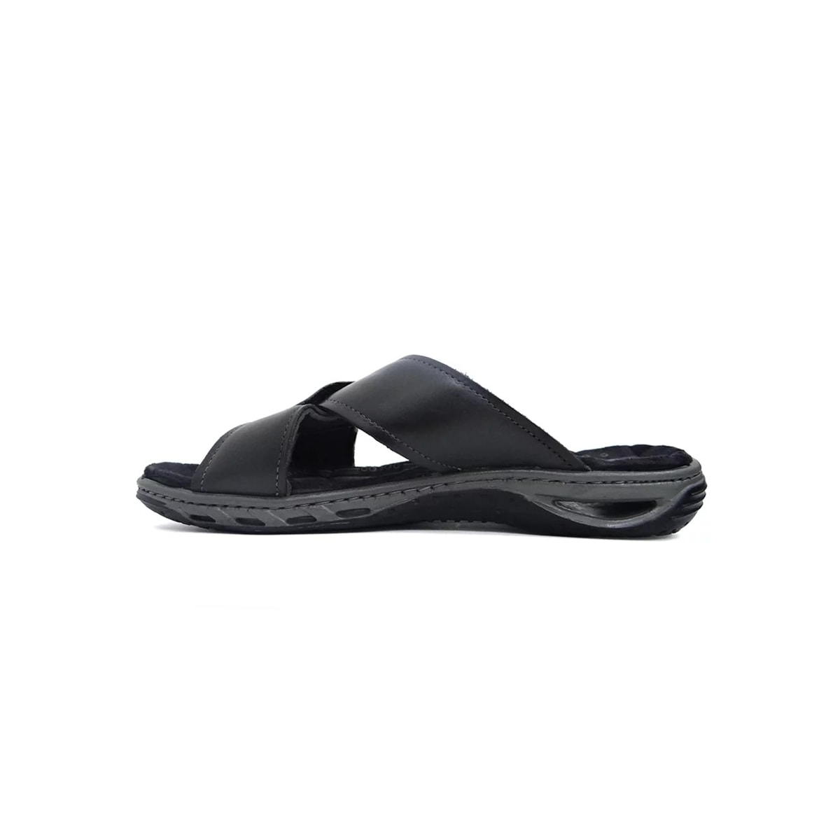 Chinelo Pegada Masculino de Couro 131661 Preto Chinelo Pegada Masculino de Couro 131661 Preto