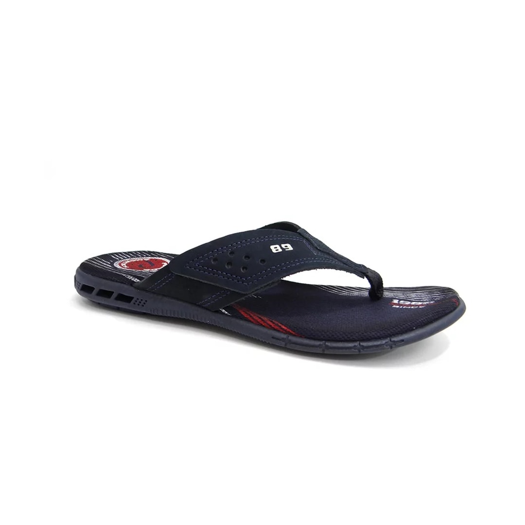 Chinelo Pegada Masculino de Couro 131775 Marinho Chinelo Pegada Masculino de Couro 131775 Marinho