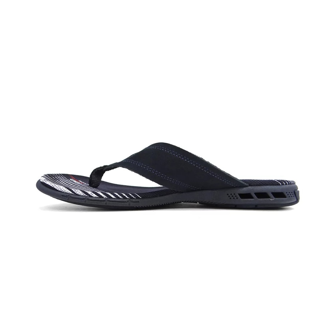 Chinelo Pegada Masculino de Couro 131775 Marinho