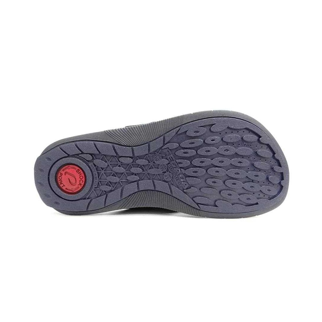 Chinelo Pegada Masculino de Couro 131775 Marinho