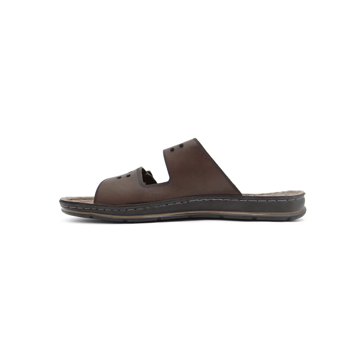 Chinelo Pegada Masculino de Couro 132851 Cravo Chinelo Pegada Masculino de Couro 132851 Cravo