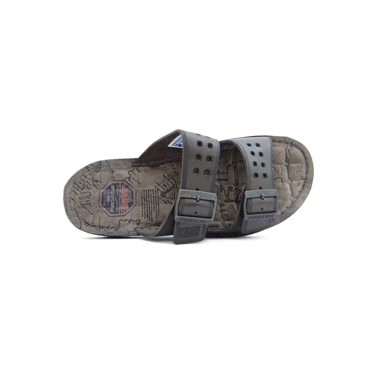 Chinelo Pegada Masculino de Couro 132851 Cravo Chinelo Pegada Masculino de Couro 132851 Cravo