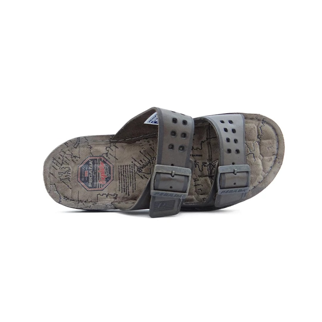 Chinelo Pegada Masculino de Couro 132851 Cravo Chinelo Pegada Masculino de Couro 132851 Cravo