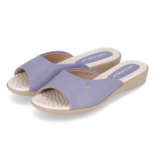 Chinelo Piccadilly Conforto 500352 Quartzo Azul