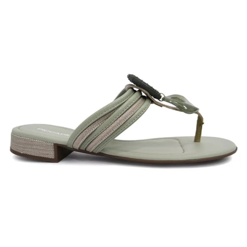 Detalhe - Chinelo Piccadilly Conforto 558026 Menta