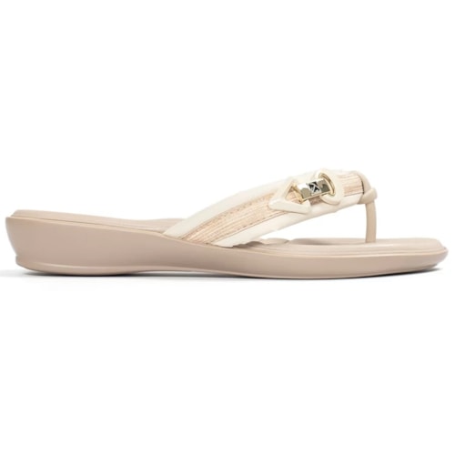 Chinelo Piccadilly Conforto Feminino 500262 Vanilla/Nude