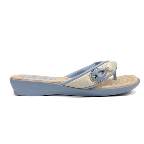 Detalhe - Chinelo Piccadilly Conforto Wide Fit 500372 Mirtilo