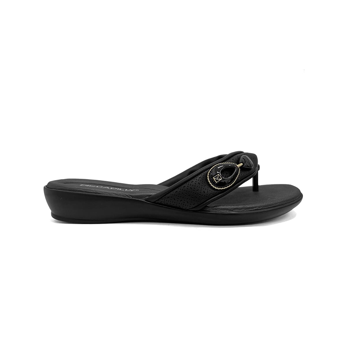 Chinelo Piccadilly Conforto Wide Fit 500372 Preto Chinelo Piccadilly Conforto Wide Fit 500372 Preto