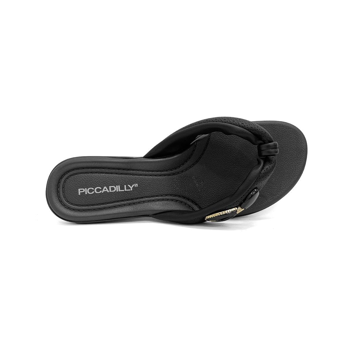 Chinelo Piccadilly Conforto Wide Fit 500372 Preto Chinelo Piccadilly Conforto Wide Fit 500372 Preto