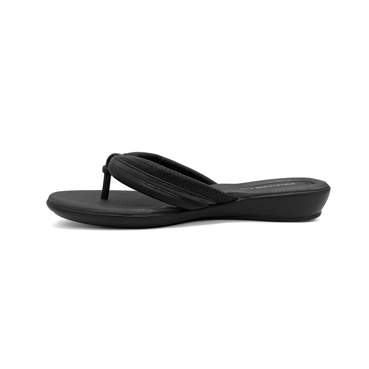 Chinelo Piccadilly Conforto Wide Fit 500374 Preto