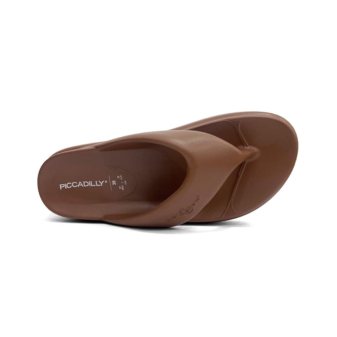 Chinelo Piccadilly Eva De Dedo Marshmallow C246003 Chocolate