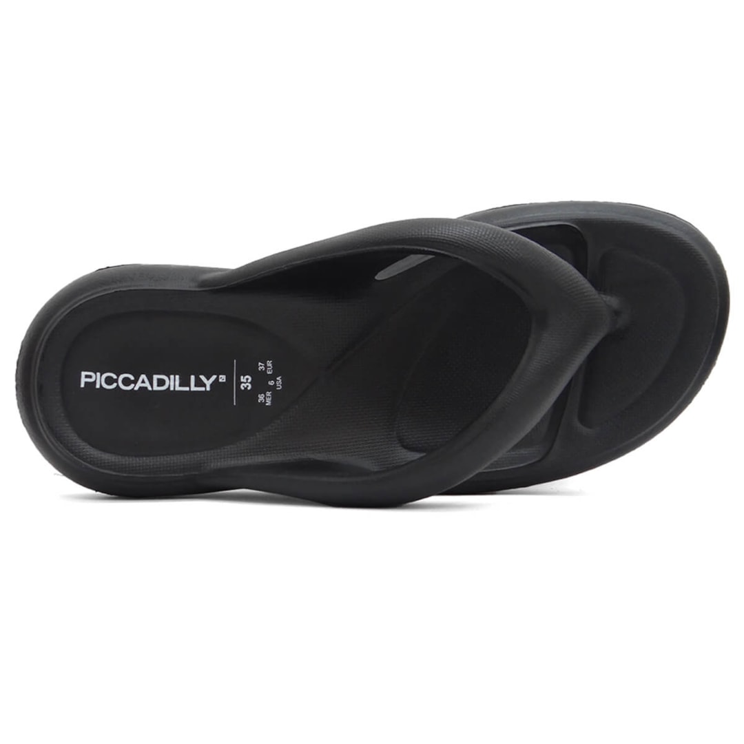 Chinelo Piccadilly Eva De Dedo Marshmallow C248001 Preto
