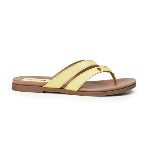 Chinelo Piccadilly Feminino Conforto 418041 Amarelo