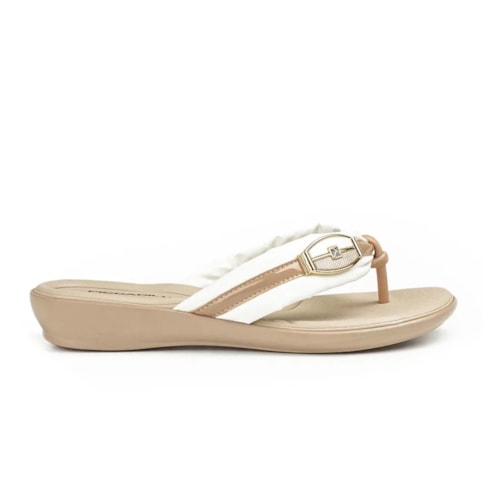 Chinelo Piccadilly Feminino Conforto 500286 Branco