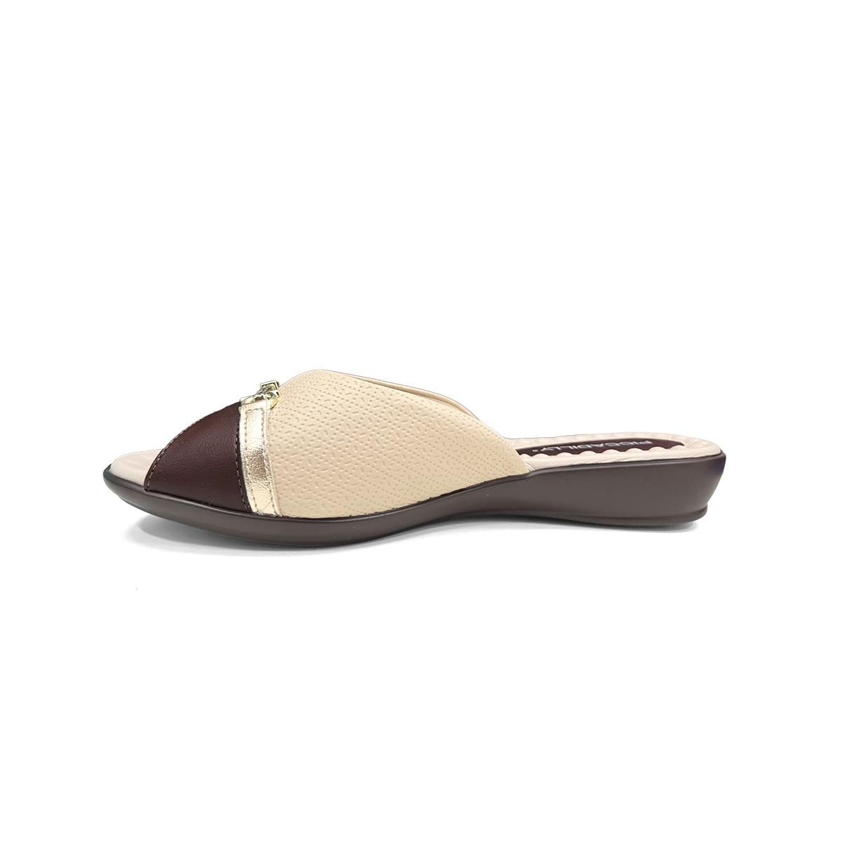 Chinelo Piccadilly Gaspea Conforto 500404 Brulee/Cacau