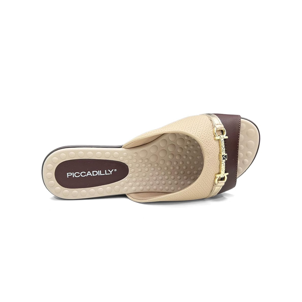Chinelo Piccadilly Gaspea Conforto 500404 Brulee/Cacau