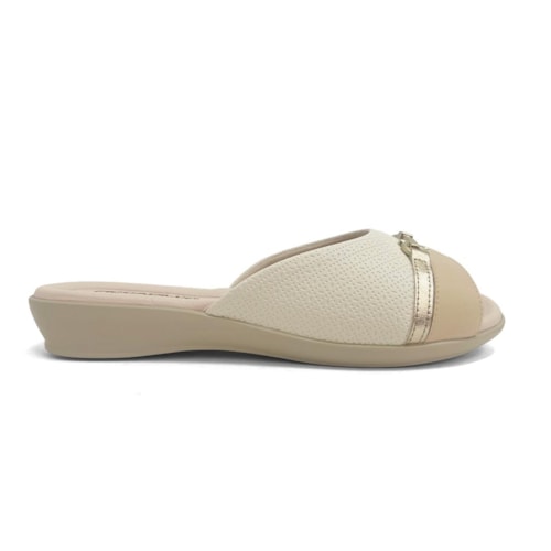 Detalhe - Chinelo Piccadilly Gaspea Conforto 500404 Off White