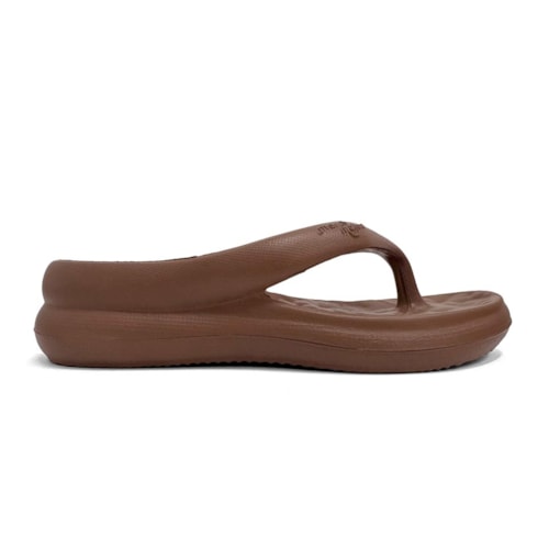 Detalhe - Chinelo Piccadilly Marshmallow C224003 Chocolate
