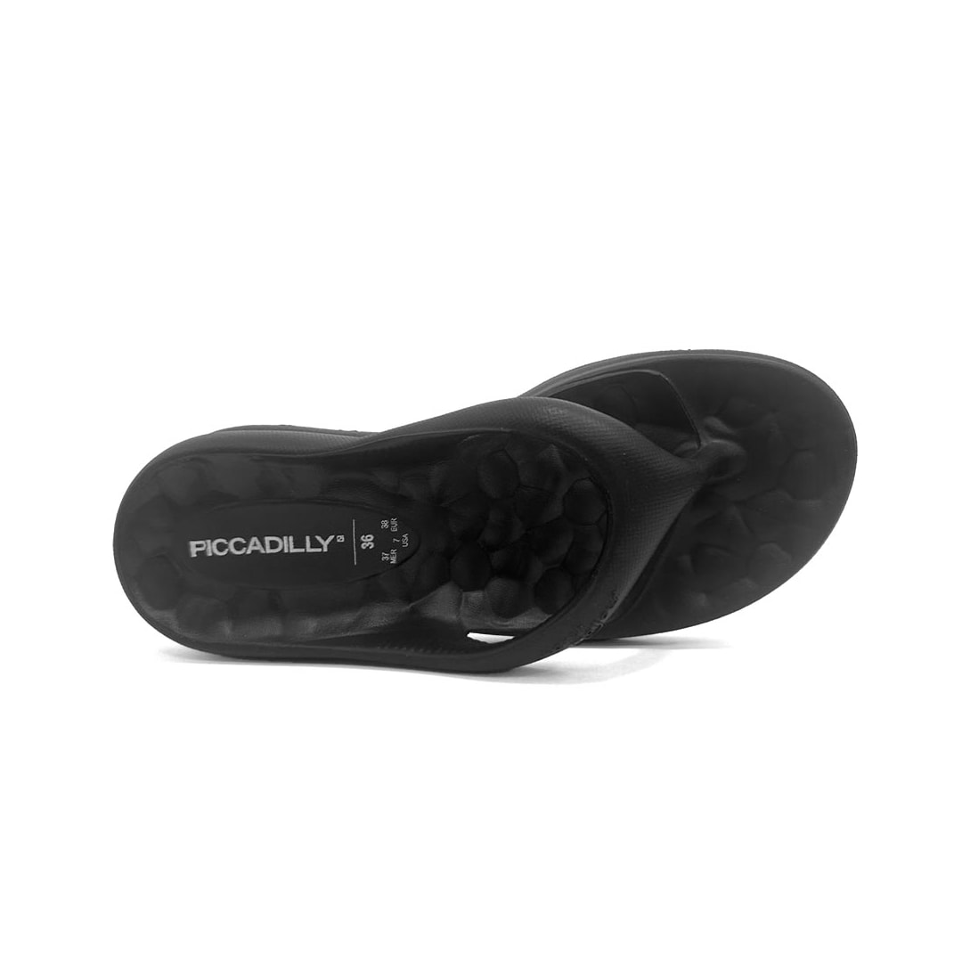 Chinelo Piccadilly Marshmallow C224003 Preto