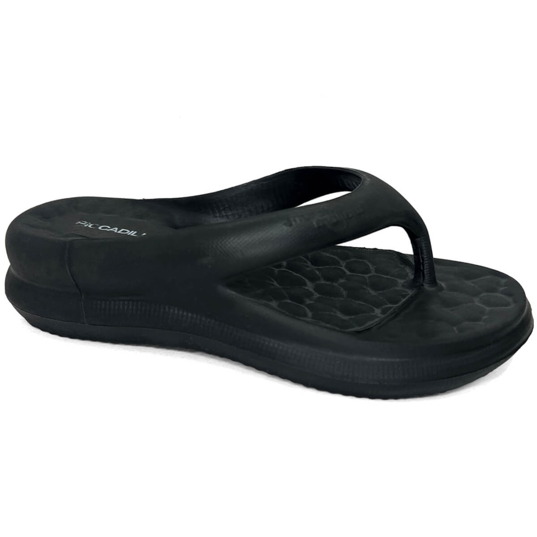 Chinelo Piccadilly Marshmallow C224003 Preto/Preto Chinelo Piccadilly Marshmallow C224003 Preto/Preto