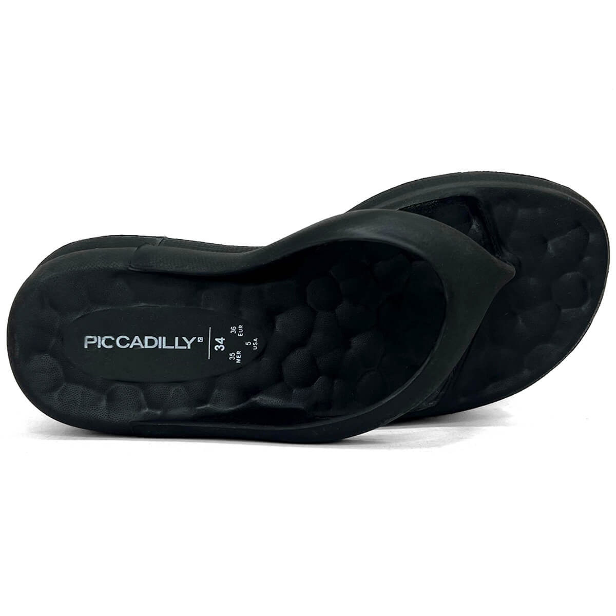 Chinelo Piccadilly Marshmallow C224003 Preto/Preto Chinelo Piccadilly Marshmallow C224003 Preto/Preto