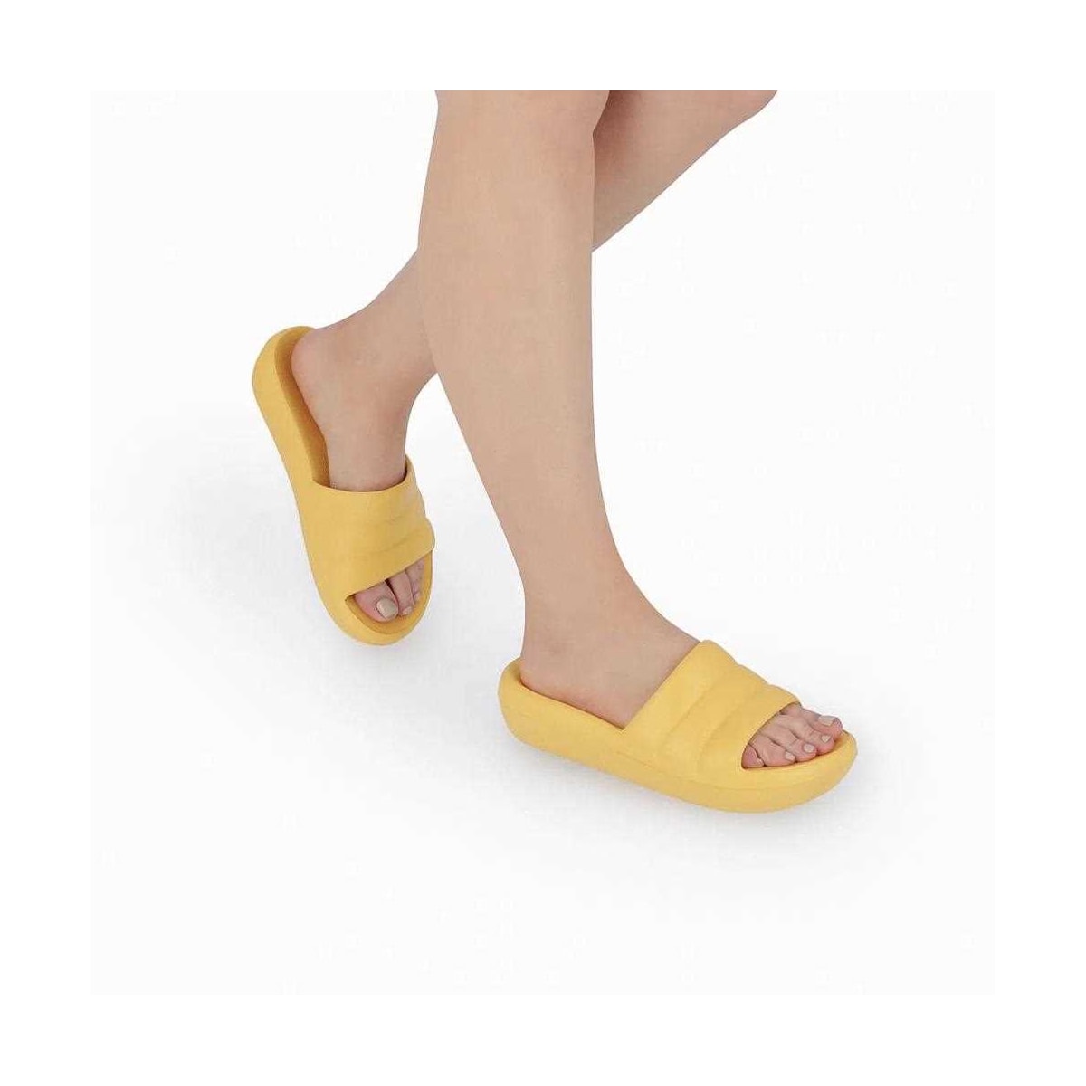 Chinelo Piccadilly Marshmallow Conforto C222001 Amarelo Chinelo Piccadilly Marshmallow Conforto C222001 Amarelo