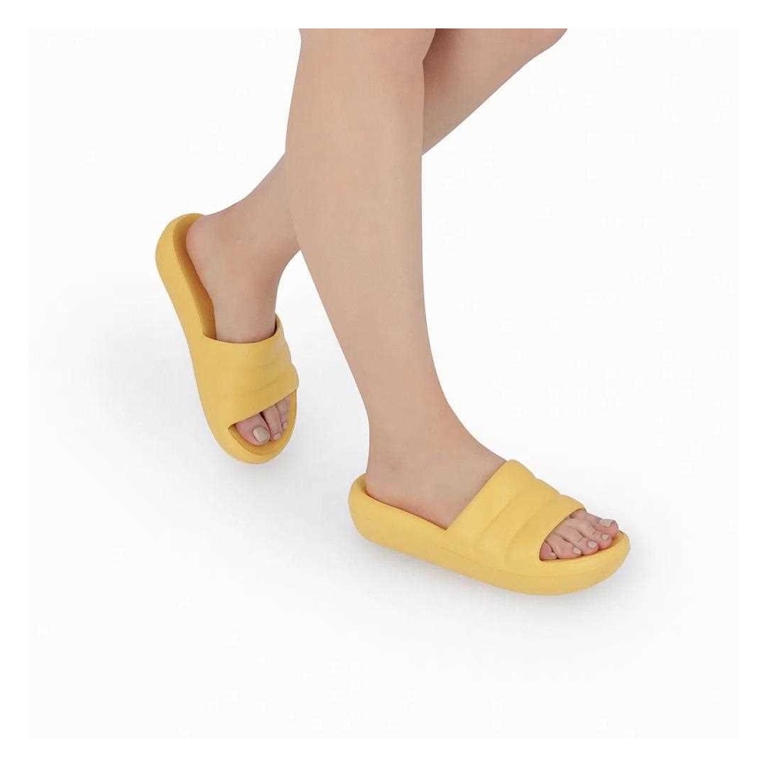Chinelo Piccadilly Marshmallow Conforto C222001 Amarelo Chinelo Piccadilly Marshmallow Conforto C222001 Amarelo