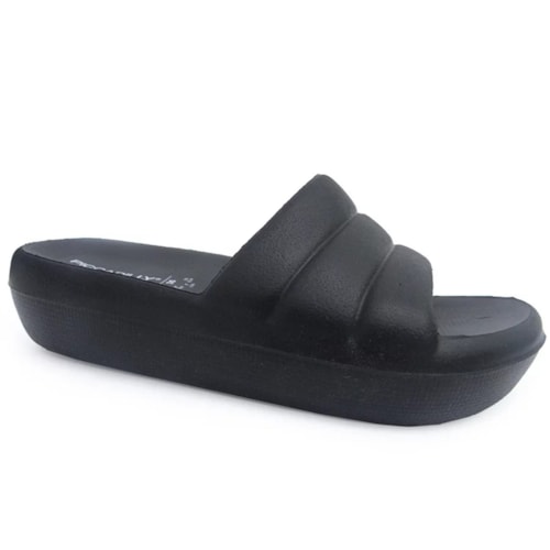 Chinelo Piccadilly Marshmallow Conforto C222001 Preto