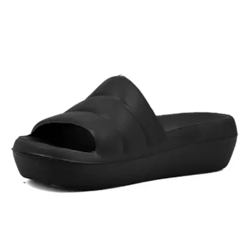 Chinelo Piccadilly Marshmallow Conforto C222001 Preto/Preto