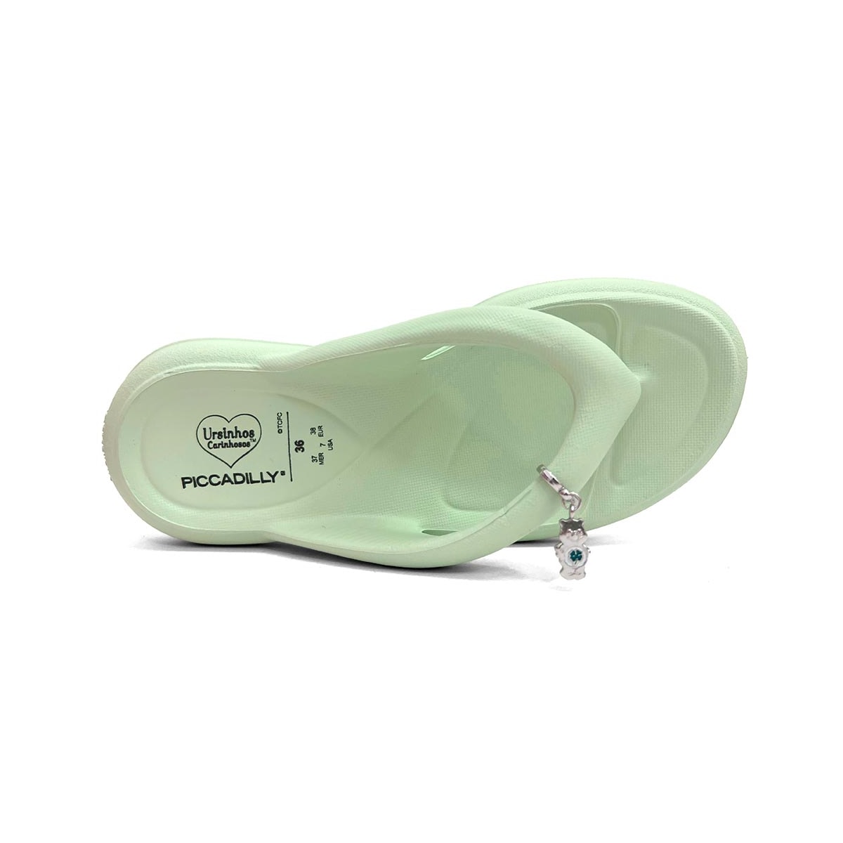 Chinelo Piccadilly Marshmallow Ursinhos Carinhosos 248002 Verde Agua Chinelo Piccadilly Marshmallow Ursinhos Carinhosos 248002 Verde Agua