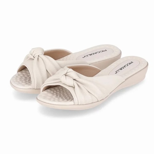 Chinelo Piccadilly Rasteira 500365 Off White