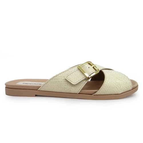 Chinelo Piccadilly Rasteira Conforto 418055 Off White