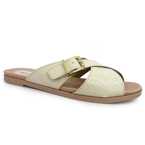 Chinelo Piccadilly Rasteira Conforto 418055 Off White