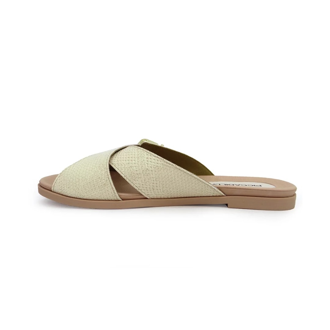 Chinelo Piccadilly Rasteira Conforto 418055 Off White