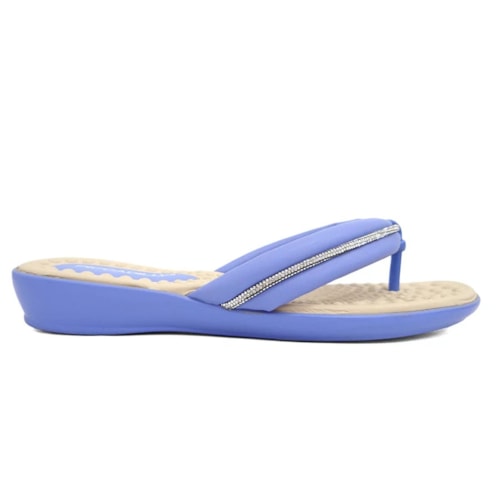 Detalhe - Chinelo Piccadilly Rasteira Conforto 500345 Hortensia
