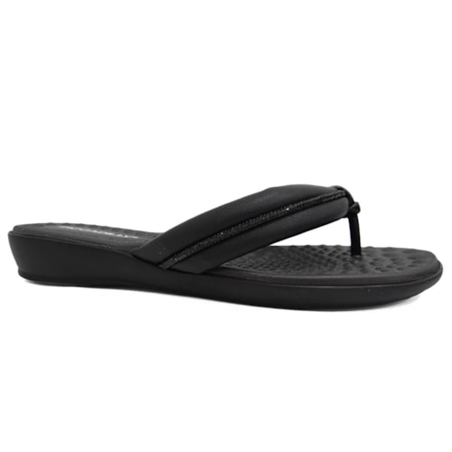 Chinelo Piccadilly Rasteira Conforto 500345 Preto