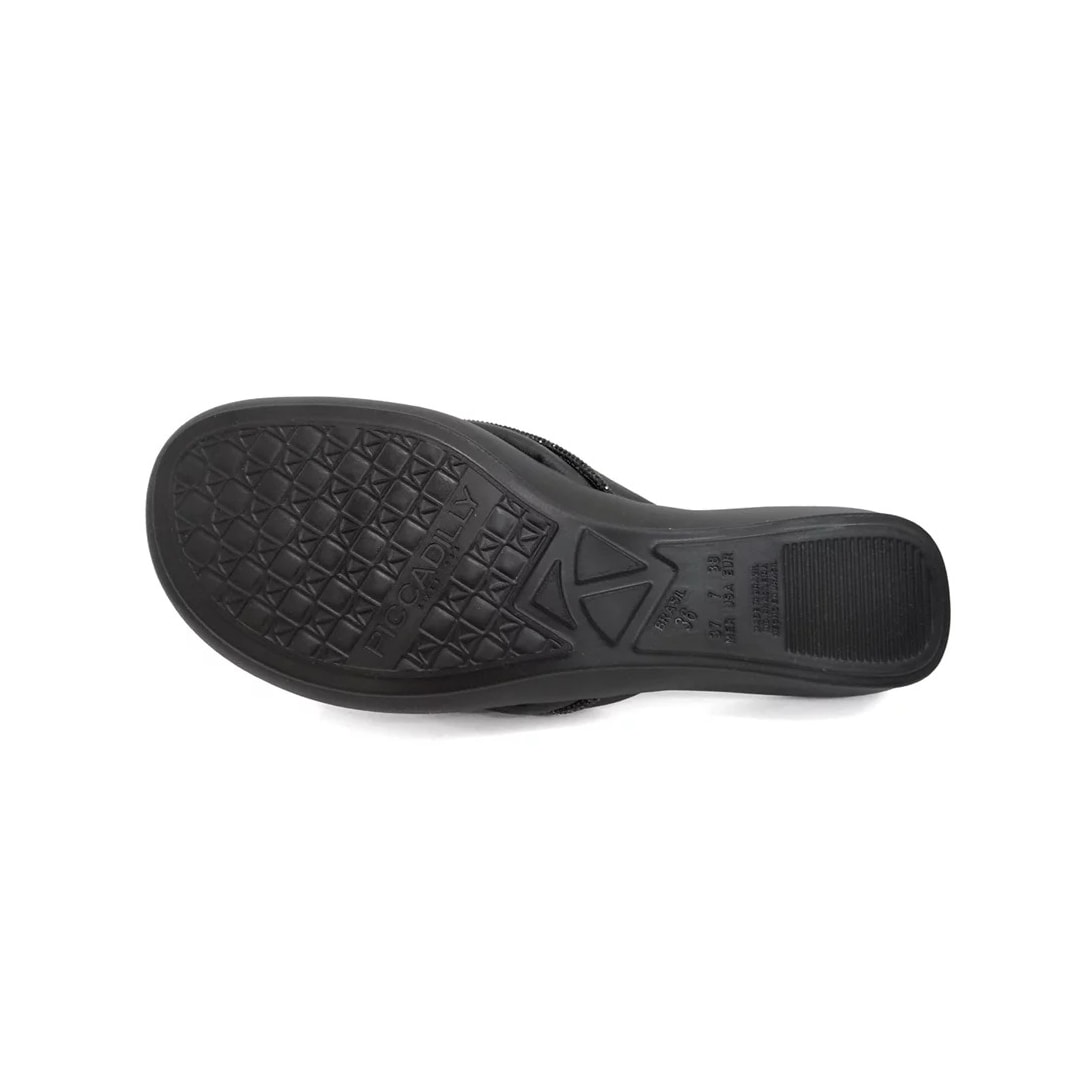 Chinelo Piccadilly Rasteira Conforto 500345 Preto