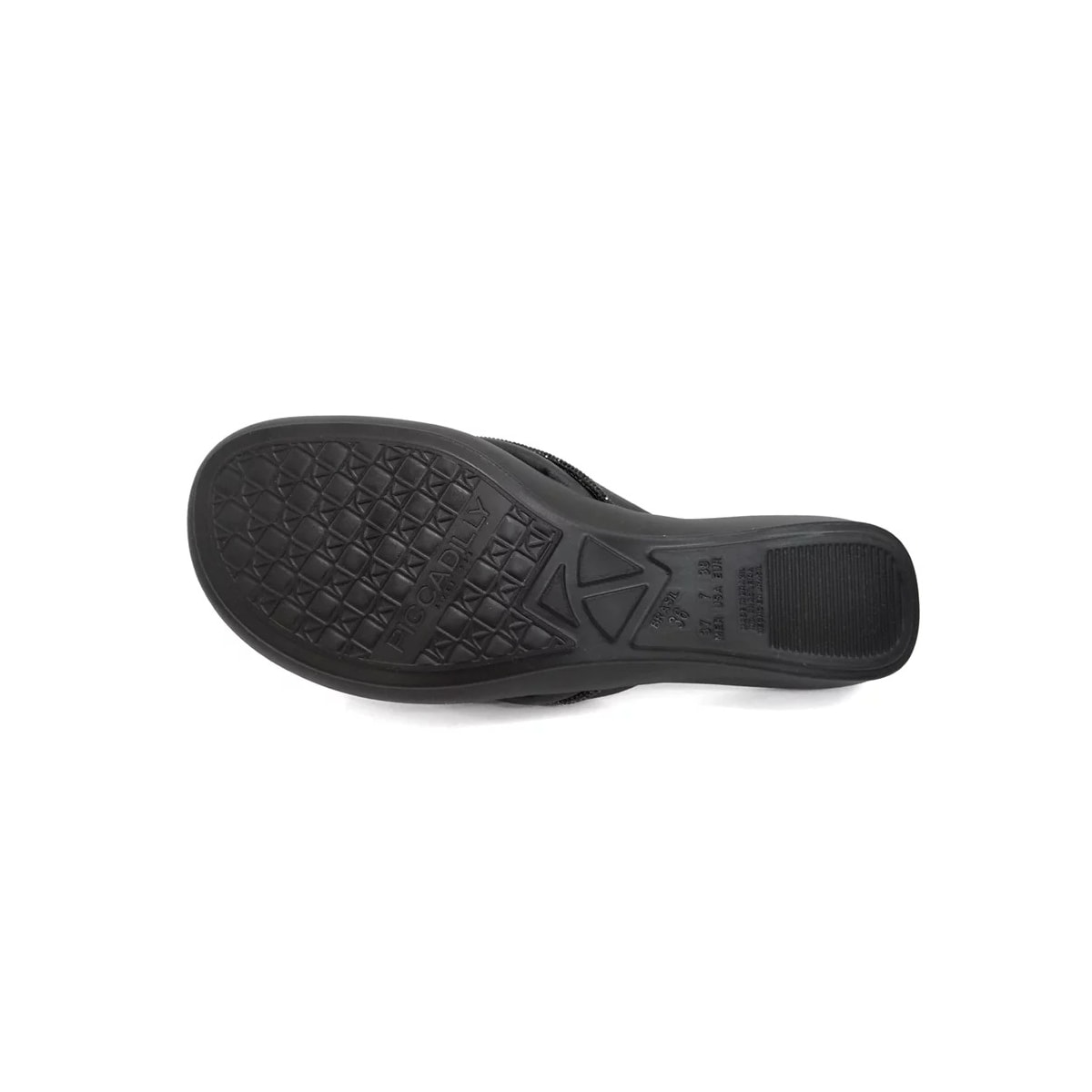 Chinelo Piccadilly Rasteira Conforto 500345 Preto