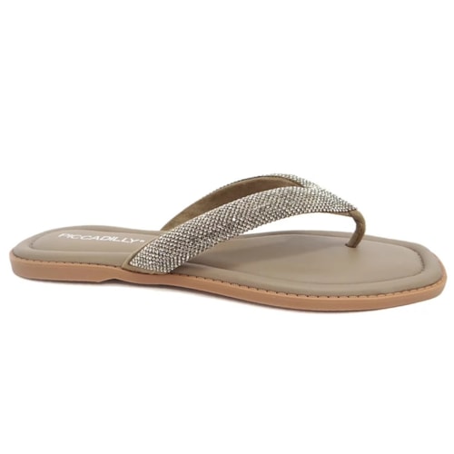 Chinelo Piccadilly Rasteira Conforto 508039 Areia