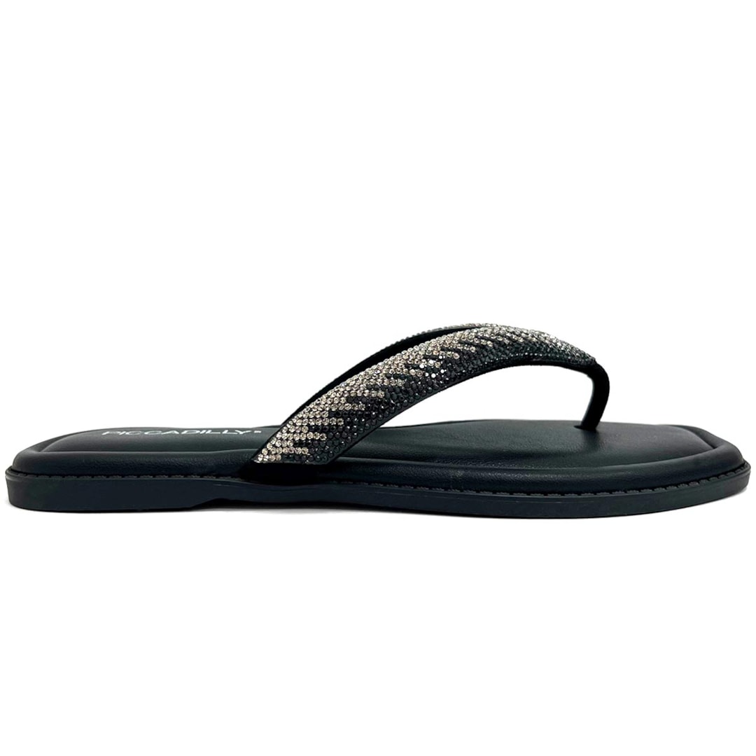 Chinelo Piccadilly Rasteira Conforto 508039 Preto