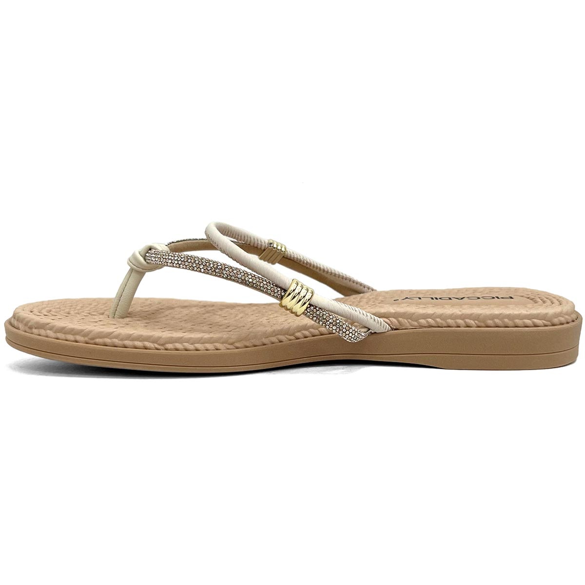 Chinelo Piccadilly Rasteira Conforto 513015 Off White Chinelo Piccadilly Rasteira Conforto 513015 Off White