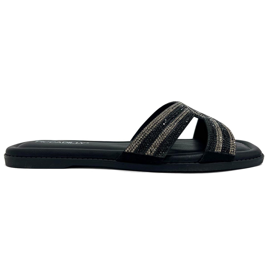 Chinelo Piccadilly Rasteira Conforto 580050 Preto