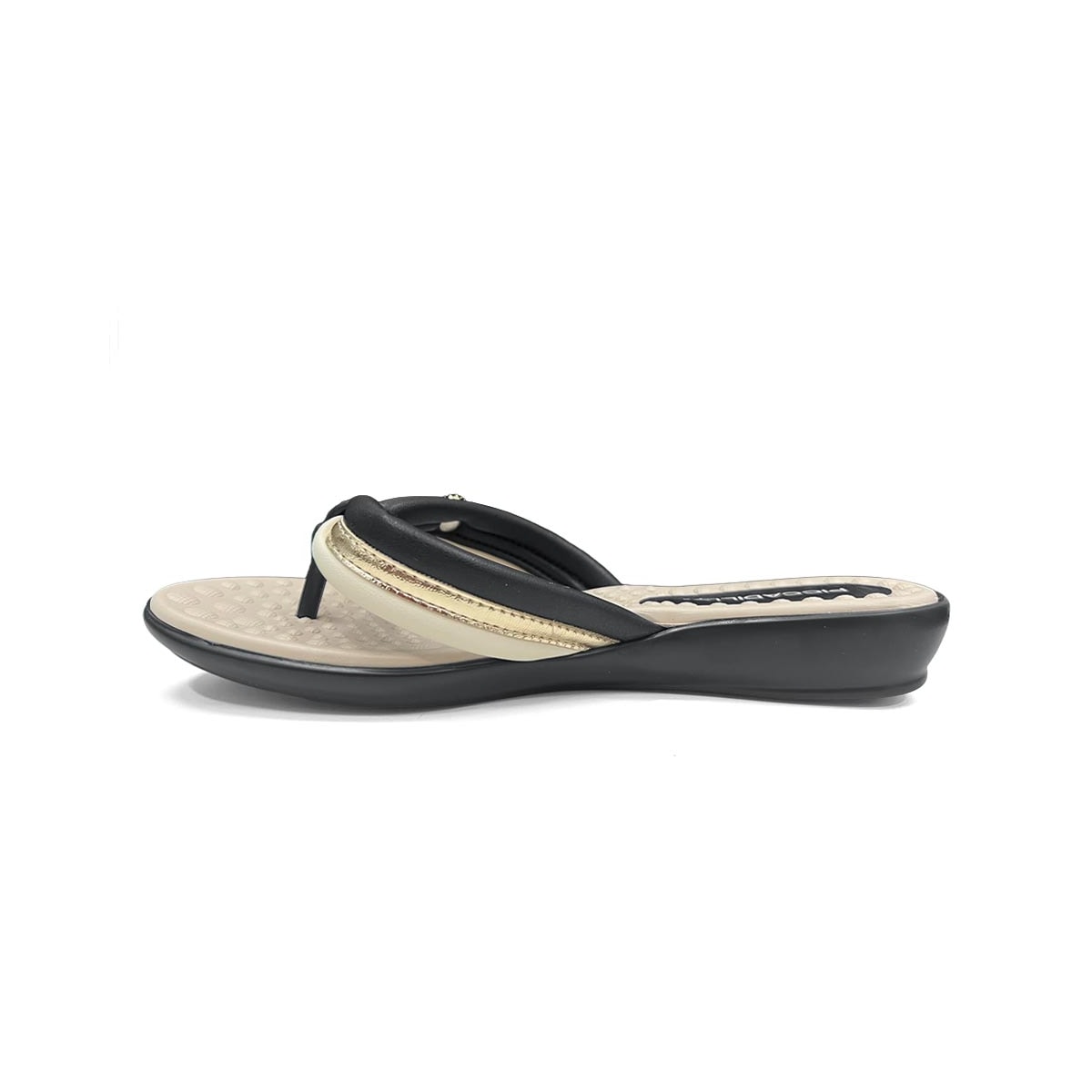 Chinelo Piccadilly Rasteira Conforto Camila 500428 Preto