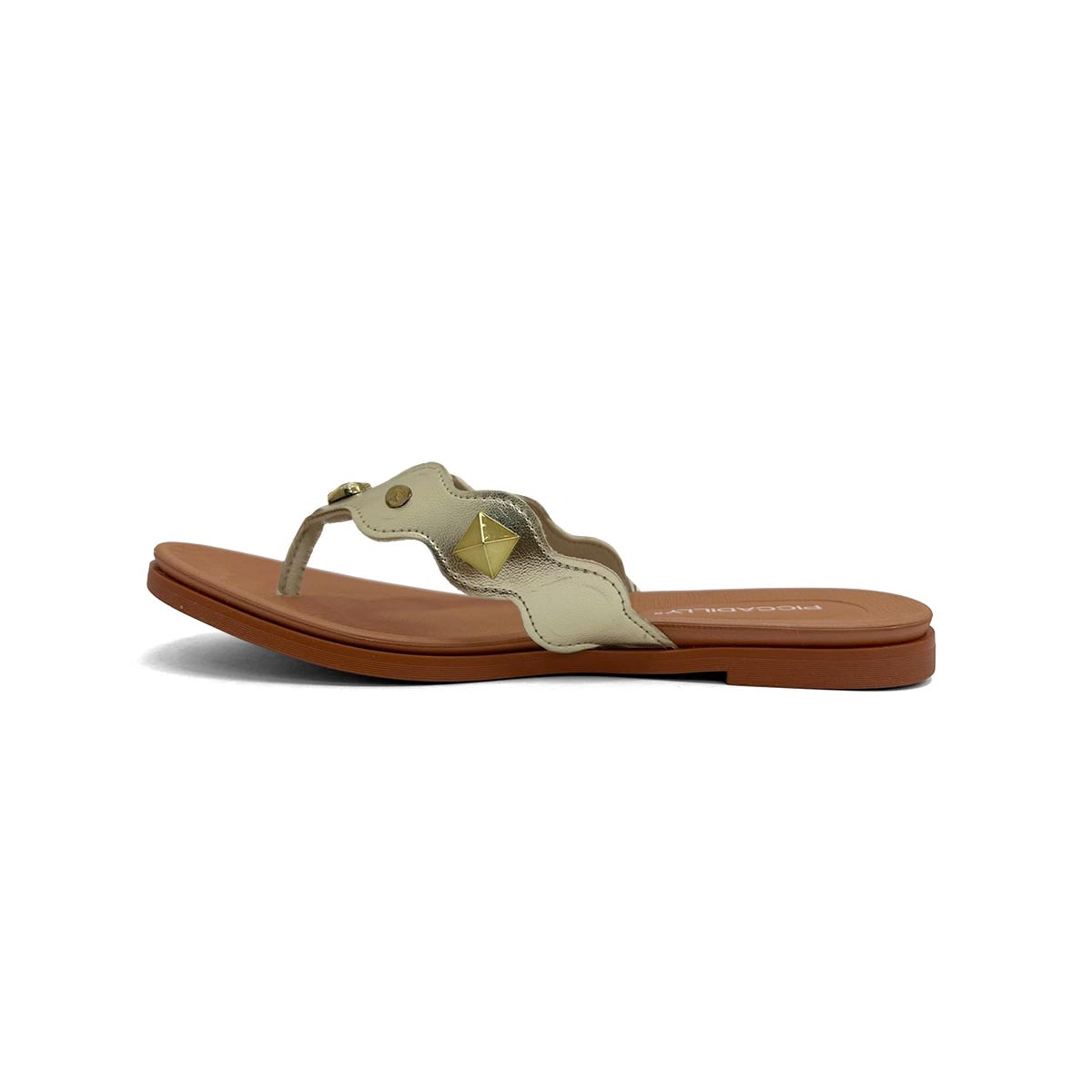 Chinelo Piccadilly Rasteira De Dedo 418091 Ouro Chinelo Piccadilly Rasteira De Dedo 418091 Ouro