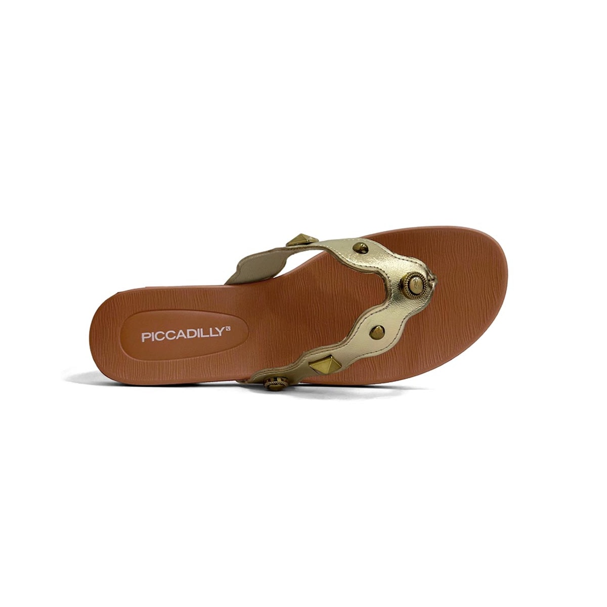 Chinelo Piccadilly Rasteira De Dedo 418091 Ouro Chinelo Piccadilly Rasteira De Dedo 418091 Ouro
